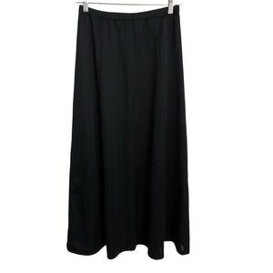 Y2K Black Maxi Skirt Medium Whimsigoth Fairy Goth Minimalist